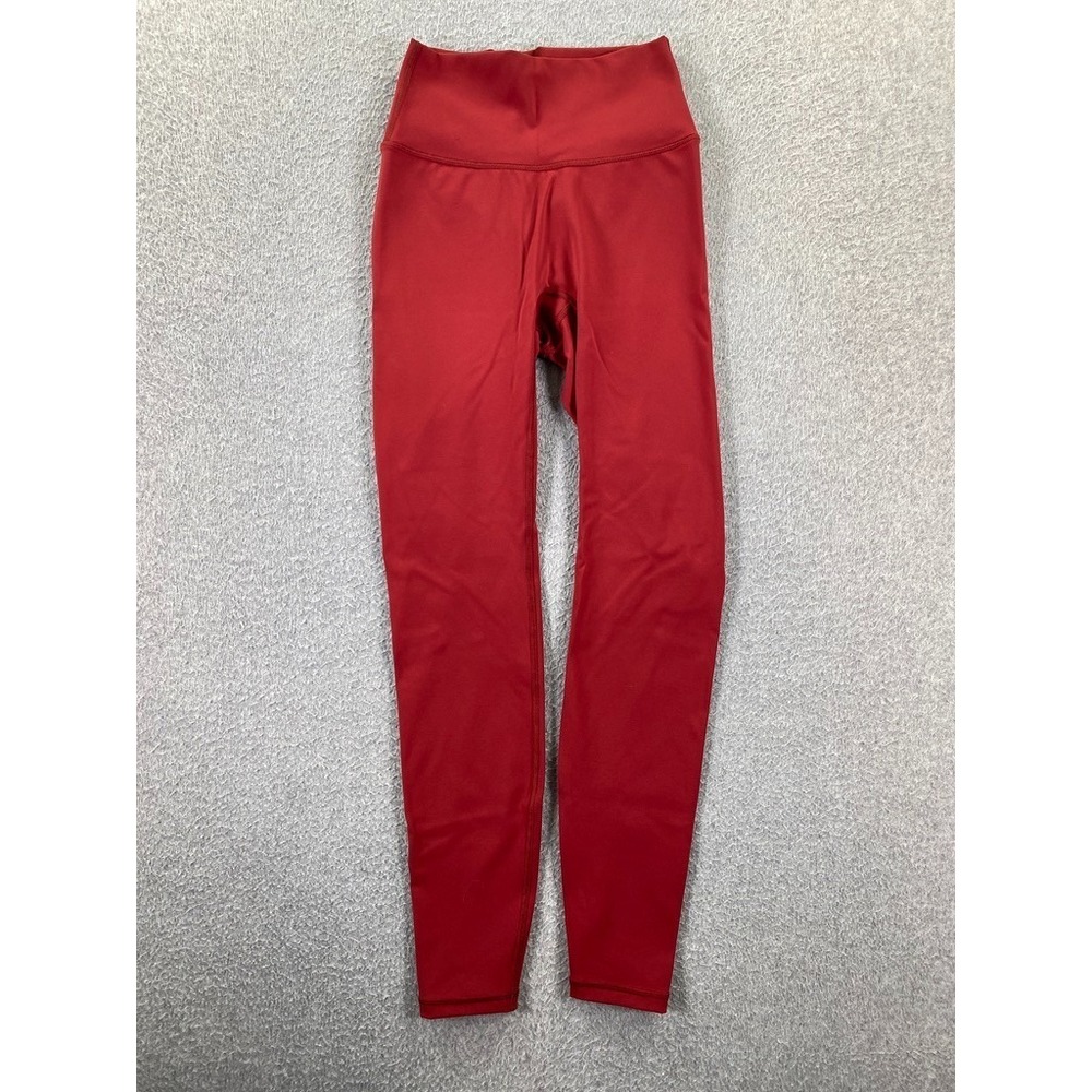 Paragon Leggings Womens S Red Active‎ High Rise Sculptseam 24.5" Inseam